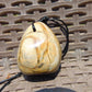 61 gr Genuine Natural Indonesian Aromatic Perfumed Yellow Amber Big Pendant 26CPX69