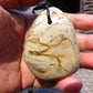 61 gr Genuine Natural Indonesian Aromatic Perfumed Yellow Amber Big Pendant 26CPX69