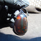 27 gr Teardrop Pendant 48x32 mm Indonesian Amber for Healing 25A58