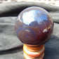112 gr Shaped Ball Sphere Indonesian Blue Amber for Healing AJ1053