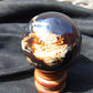 112 gr Shaped Ball Sphere Indonesian Blue Amber for Healing AJ1053