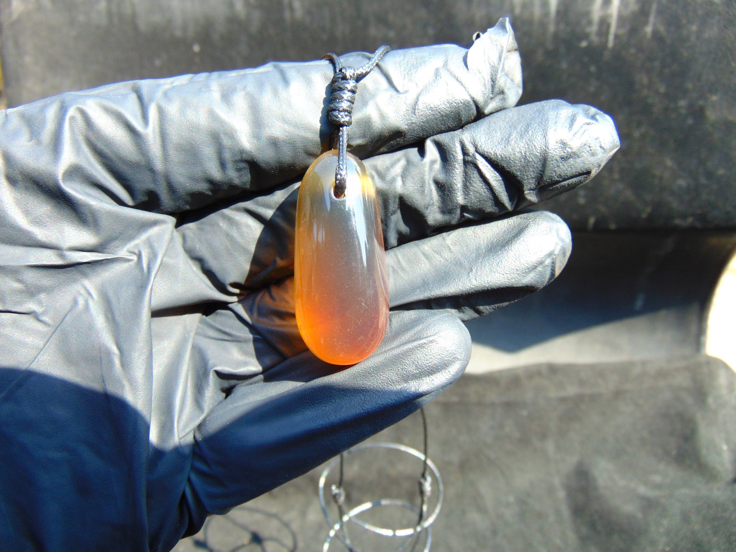 6 gram Pendant Indonesian Blue Amber for Healing PBA390