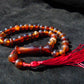 18 gr Hand Tasbih 33+2 Beads 8 mm Indonesian Cherry Red Amber for Healing 26TBS27