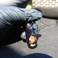 12 gr Teardrop Pendant Indonesian Blue Amber for Healing 25A38