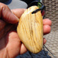49 gr Genuine Natural Indonesian Aromatic Perfumed Yellow Amber Big Pendant 26CPX70