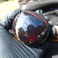169 gr Shaped Egg 72x64 mm Indonesian Black Blue Amber for Healing AJ1068