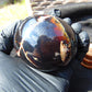 169 gr Shaped Egg 72x64 mm Indonesian Black Blue Amber for Healing AJ1068