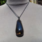 28 gr Teardrop Pendant Indonesian Blue Amber for Healing 25N85