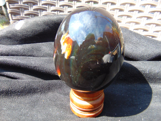 199 gr Shaped Egg 78x66 mm Indonesian Amber for Healing AJ1069