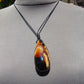 27 gr Teardrop Pendant Indonesian Amber for Healing 25Y14