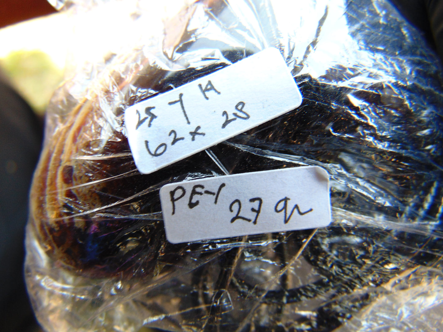 27 gr Teardrop Pendant Indonesian Amber for Healing 25Y14