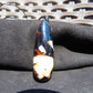 13 gr Teardrop Pendant Indonesian Blue White Amber for Healing 25Y17