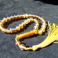 18 gr Hand Tasbih 33+2 Beads 8 mm Indonesian Yellow Blue Amber for Healing 26TBS28