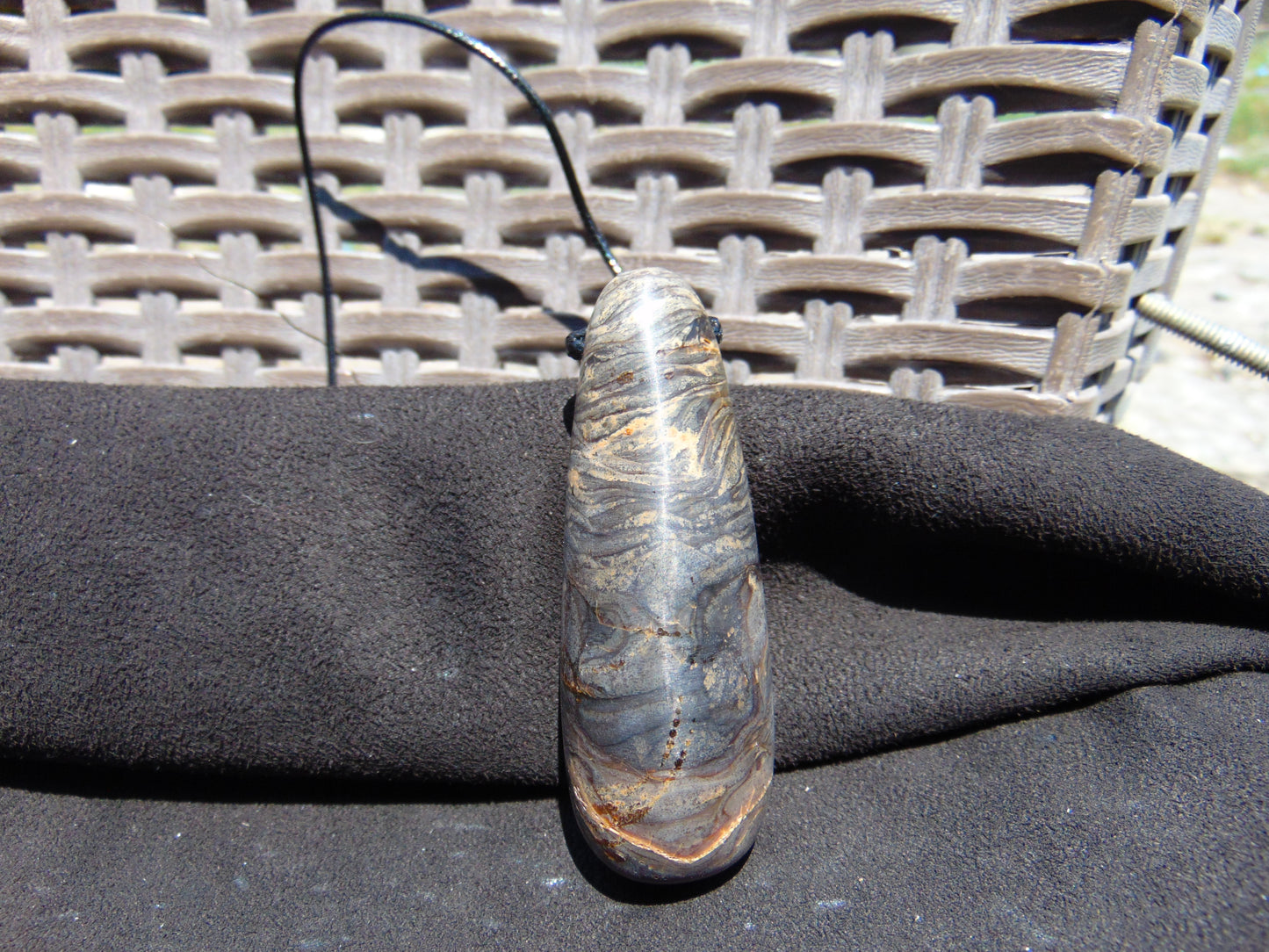 32 gr Teardrop Pendant Indonesian Amber for Healing 25Y2