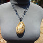 42 gr Genuine Natural Indonesian Yellow white Cream Amber Big Pendant 26CPX66