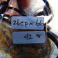 42 gr Genuine Natural Indonesian Yellow white Cream Amber Big Pendant 26CPX66