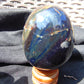 166 gr Shaped Egg 76x66 mm Indonesian Green Blue Amber for Healing AJ1067