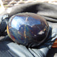 166 gr Shaped Egg 76x66 mm Indonesian Green Blue Amber for Healing AJ1067