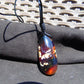 17 gr Teardrop Pendant Indonesian Blue Amber for Healing 25Y6