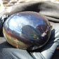 166 gr Shaped Egg 76x66 mm Indonesian Green Blue Amber for Healing AJ1067