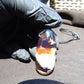 17 gr Teardrop Pendant Indonesian Blue Amber for Healing 25Y6