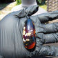 17 gr Teardrop Pendant Indonesian Blue Amber for Healing 25Y6