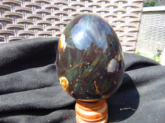 279 gr Shaped Egg 93x73 mm Indonesian Amber for Healing AJ1061