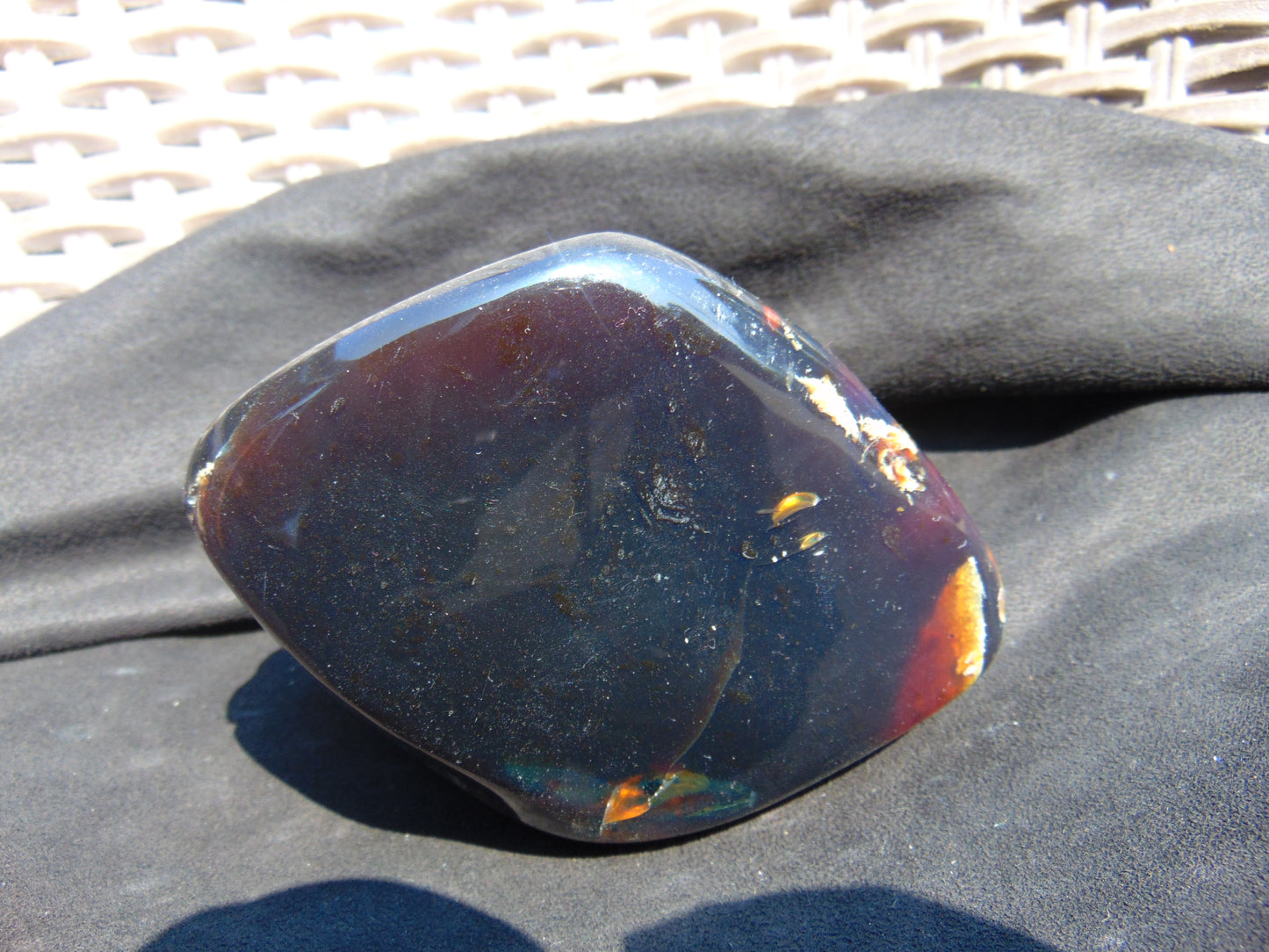 493 gr Full Polished Indonesian Blue Amber for Healing 26AR273