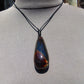 20 gr Teardrop Pendant Indonesian Blue Amber for Healing 25Y9