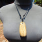44 gr Genuine Natural Indonesian Yellow Cream Amber Big Pendant 26CPX77