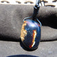 14.29 gr Teardrop Pendant Indonesian blue Amber for Healing N96