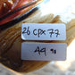 44 gr Genuine Natural Indonesian Yellow Cream Amber Big Pendant 26CPX77