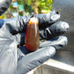 8 gram Teardrop Pendant Indonesian Red Amber for Healing Y18