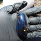 22 gr Teardrop Pendant Indonesian Blue Amber for Healing 25Y20