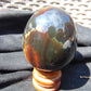 155 gr Shaped Egg 71x61 mm Indonesian Green Amber for Healing AJ1071