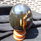 155 gr Shaped Egg 71x61 mm Indonesian Green Amber for Healing AJ1071