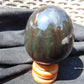 155 gr Shaped Egg 71x61 mm Indonesian Green Amber for Healing AJ1071