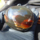 155 gr Shaped Egg 71x61 mm Indonesian Green Amber for Healing AJ1071