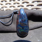 28 gr Teardrop Pendant Indonesian Blue Amber for Healing 25Y12
