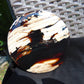 310 gram Round Flat 130x20 mm Indonesia white  Amber for Healing AR105