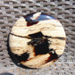 310 gram Round Flat 130x20 mm Indonesia white  Amber for Healing AR105