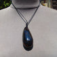 28 gr Teardrop Pendant Indonesian Blue Amber for Healing 25Y12