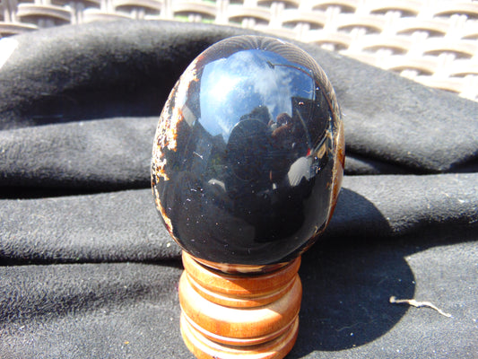 100 gr Shaped Egg 63x52 mm Indonesian Amber for Healing AJ1076