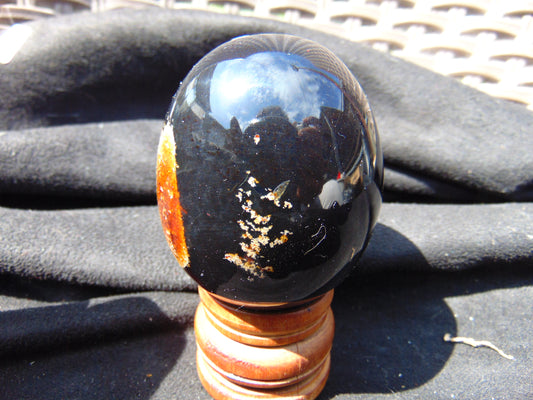 100 gr Shaped Egg 63x52 mm Indonesian Amber for Healing AJ1076