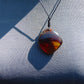 9 gram Pendant Indonesian Blue Amber for Healing D2