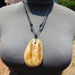 44 gr Genuine Natural Indonesian Yellow Cream Amber Big Pendant 26CPX26