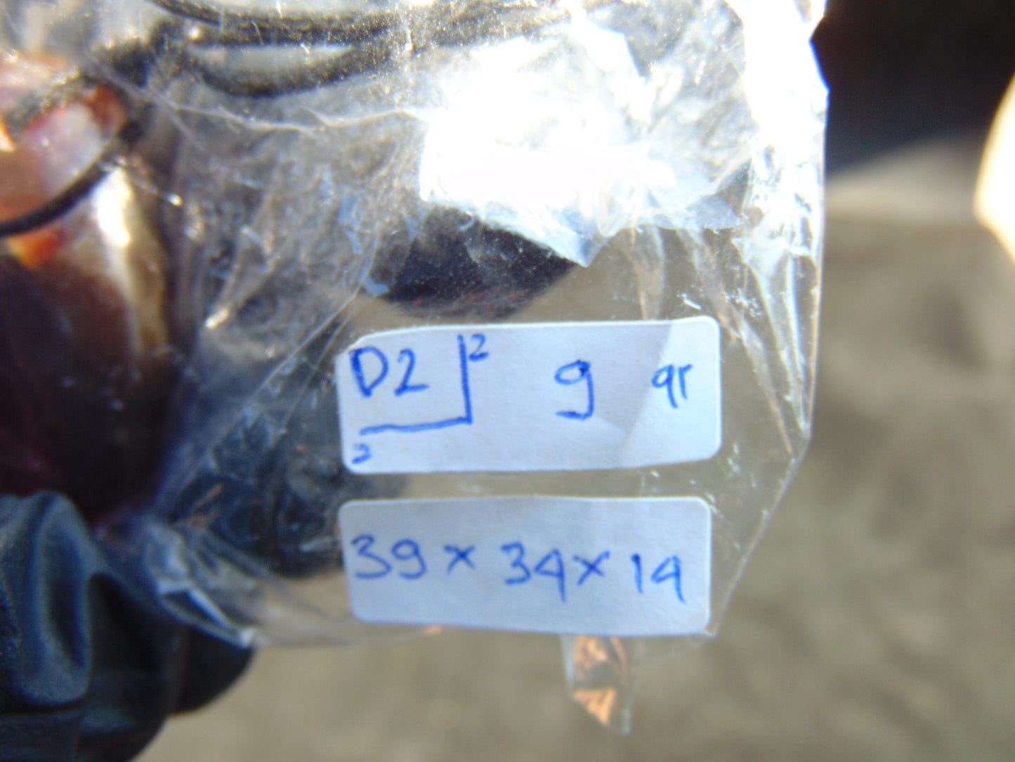 9 gram Pendant Indonesian Blue Amber for Healing D2