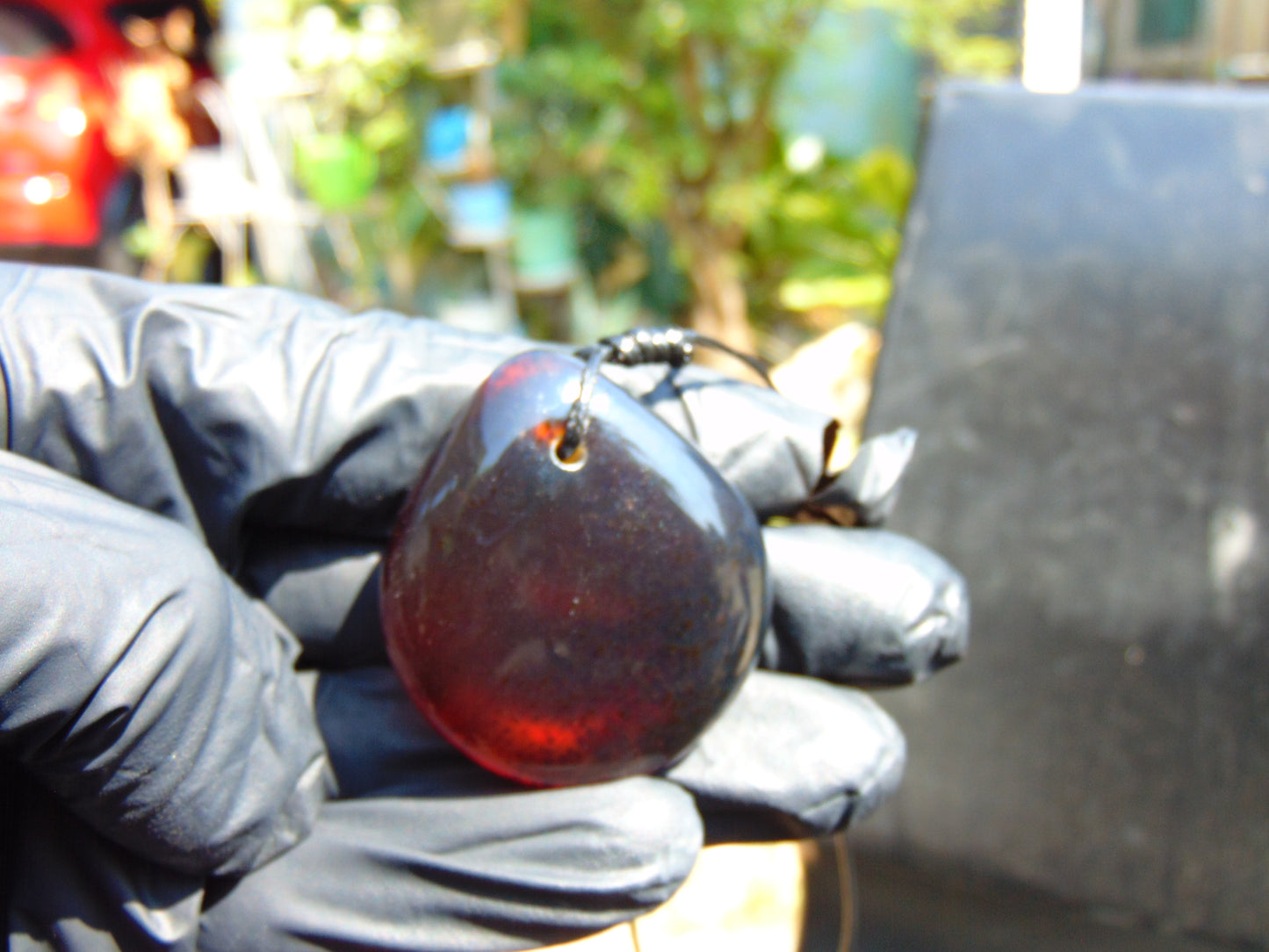 14 gram Pendant Indonesian Red Amber for Healing PCN476