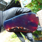 121 gram Slab polished Indonesian Sumatra Blue Amber for Healing 25Y24