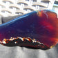 121 gram Slab polished Indonesian Sumatra Blue Amber for Healing 25Y24